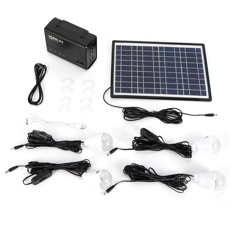 OUKANING Portable Solar Generator With Solar Panel,Portable Solar Power Inverter Generator